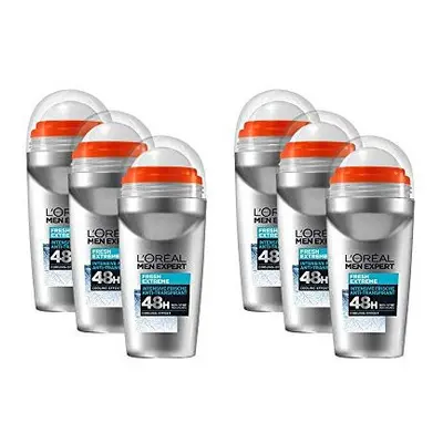 L'OrÃ©al Men Expert Cooling Deodorant for Men, Intensive Roll-On Deodorant for Hours, Ultra Cool