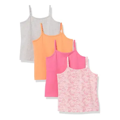 Girls' Shelf Layering Camisole, Pack of 4, Warm, Small