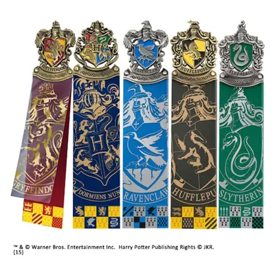 Harry Potter House Crest Bookmark Collection