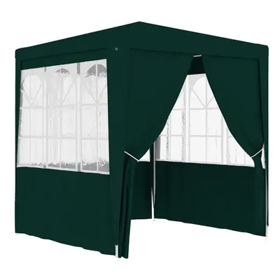 vidaXL Professional Party Tent with Side Walls 2.5x2.5m Green Canopy Gazebo