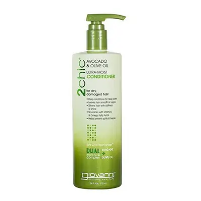 Giovanni 2chic Avocado and Olive Oil Ultra-Moist Conditioner, Fluid Ounce