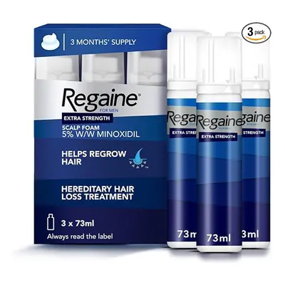 Regaine For Men Hair Regrowth Foam x 73ml (Packing May Vary)