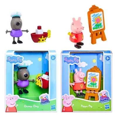 Peppa Pig - 3"" 8cm Poseable Articulated Figure & Accessory Sets - Dan