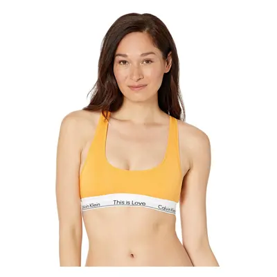 Calvin Klein Women's This is Love Modern Cotton Bralette Orange Juice