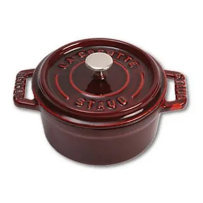 Staub Mini Round Cast Iron Pot - ml, Grenadine