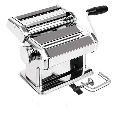 Pasta Maker Machine-3 in Stainless Steel Pasta Machine (8 Thickness Settings),for Fettuccine/Spa