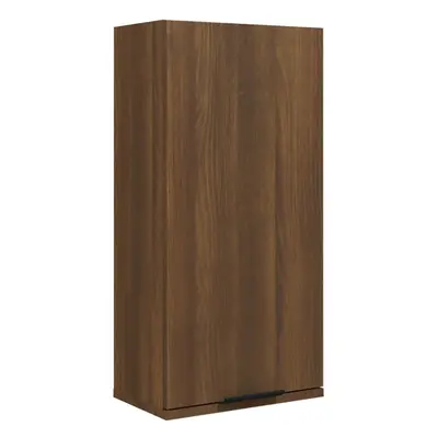 (Brown oak) vidaXL Wall-mounted Bathroom Cabinet Storage Cupboard Vanity Unit Wall Cabinet