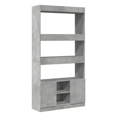 (concrete grey, x x cm) vidaXL Highboard Sideboard Storage Organiser Cabinet Cupboard Engineered