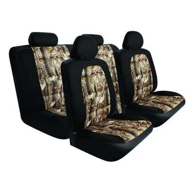 Pilot Automotive SC-5025E Black 10-Piece Camo Mesh Seat Cover