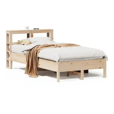 vidaXL Bed Frame with Headboard Bed Base Bedstead 120x200 cm Solid Wood Pine