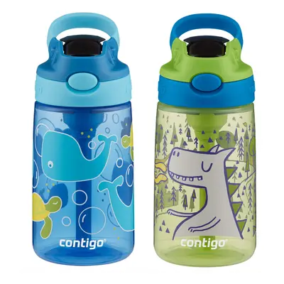 Contigo AUTOSPOUT Kids Water Bottle 2-Pack Count (Pack of 1) Gummy