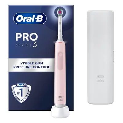 Oral-B Pro Electric Toothbrushes For Adults, 3D White Toothbrush Head & Travel Case, Modes with 