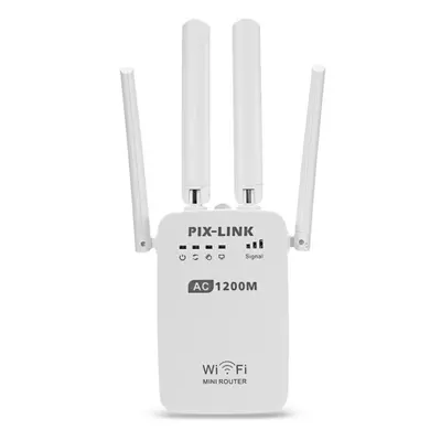 PIX LINK 1200Mbps Dual Band Wireless Wi Fi AP WiFi Repeater Extender Wall Plug Router Amplifier 