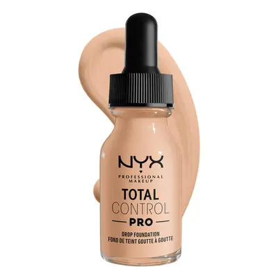 NYX PROFESSIONAL MAKEUP Total Control Pro Drop Foundation Skin-True Buildable Coverage - Vanilla