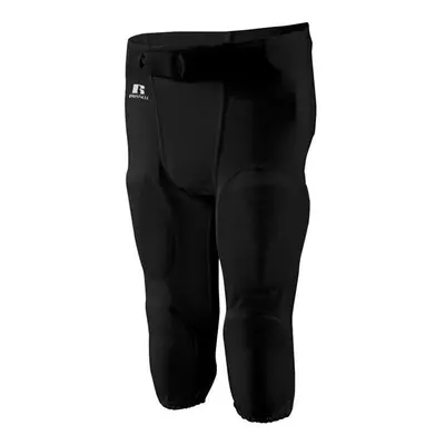 Russell F25PFP.BLK.XS Adult Practice Pant, Black - Extra Small