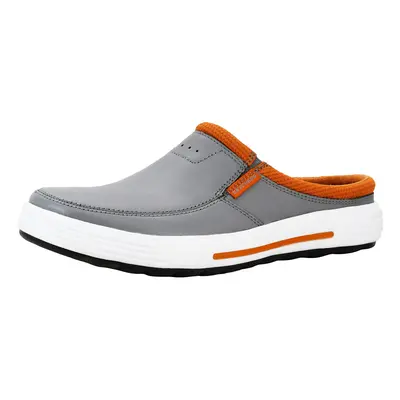 Skechers Men's Porter Vamen Slip-On Loafer Charcoal/Orange W US