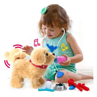 Interactive Walking Dog Toys for Kids, Electronic Pets Dog with Walking Talking Barking Singing 