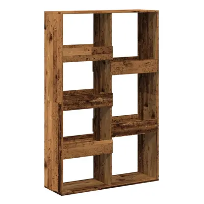 (old wood, x x 155.5 cm) vidaXL Book Cabinet/Room Divider Bookcase Storage Cabinet Bookshelf Old