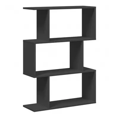 (black, x x cm) vidaXL Room Divider Bookcase 6-Tier Shelf Bookshelf Engineered Wood