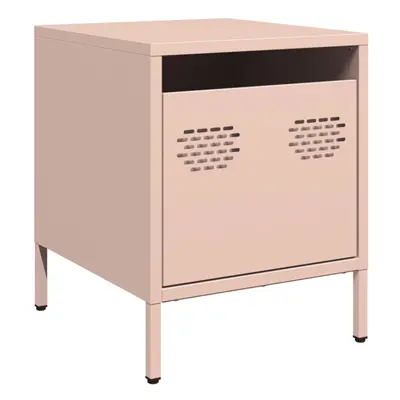 (pink, pcs) vidaXL Bedside Cabinets Nightstand Side Table Bed Table Bed CabinetÃÂ Steel