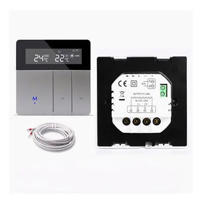 (For Electric Heater) WiFi Thermostat for Electric Heater Water Radiant Floor Heating Alexa Goog