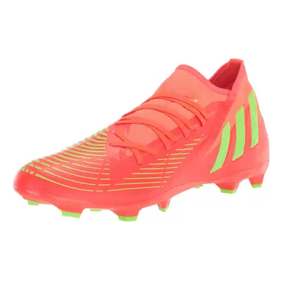 adidas Unisex Edge.3 Predator Firm Ground Soccer Shoe Solar Red/Solar