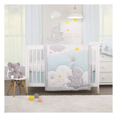 Disney Dumbo - Shine Bright Little Star Aqua Grey Yellow & Orange 3P