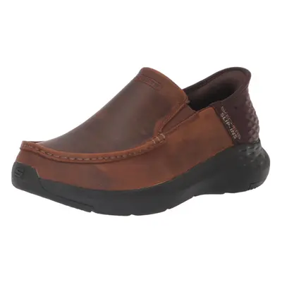 Skechers Men's Parson-Oswin Slip-in Moccasin Brown Wide