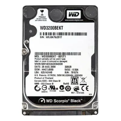 Western Digital Wd Scorpio Black Wd3200bekt - Hard Drive - Gb - Sa