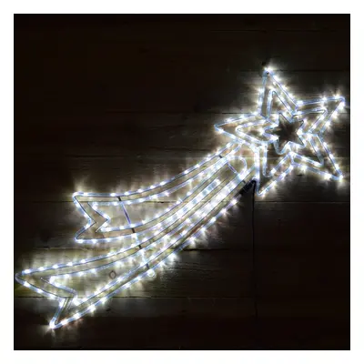 120cm x 46cm LED Shooting Star Rope Light Silhouette Christmas Decoration