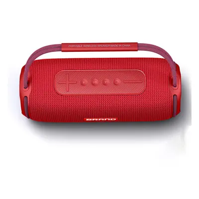 (Red) Bluetooth Speaker Wireless Speakers Double Units Bass TF Card IPX6 Waterproof Subwoofer Ou