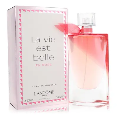 La Vie Est Belle En Rose by Lancome L' Eau De Toilette 3.4oz Spray New With Box