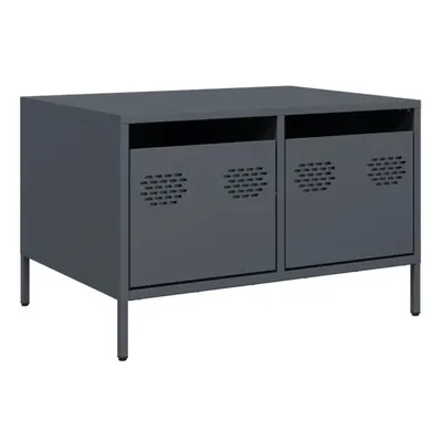 (anthracite) vidaXL TV Cabinet TV Stand TV Unit Hifi Media Cabinet Cold-rolled Steel