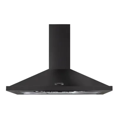 Rangemaster LEIHDC90SL/C Slate and Chrome 90cm Chimney Cooker Hood - Grey