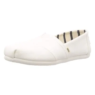 TOMS Women's White Canvas Alpr ESP (Size: 8.5)