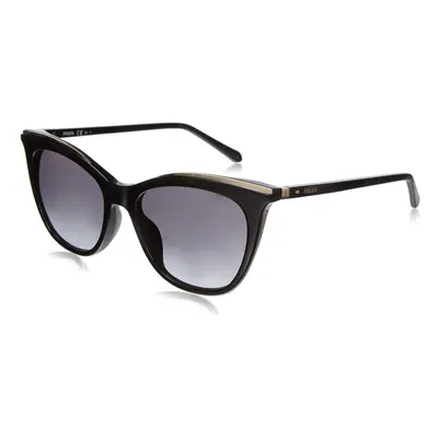 Fossil Women's Female Sunglass Style FOS 2103/G/S Cat Eye Black 52mm