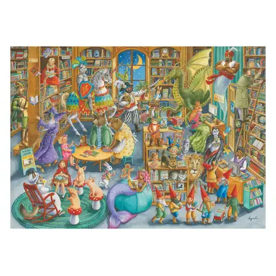 Ravensburger Midnight at The Library Piece Jigsaw Puzzle for Adults - - Handcrafted Tooling Made