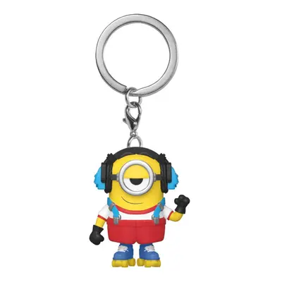 Pop! Keychain: Minions 2- Roller Skating Stuart - Despicable Me: Minions Novelty Keyring - Colle