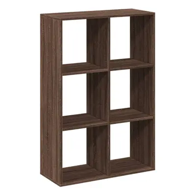 (brown oak, 69.5 x x 103.5 cm) vidaXL Room Divider Bookcase Book Rack Bookshelf Engineered Wood