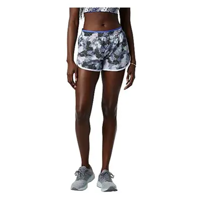 New Balance Women's Accelerate 2.5 Inch Short Aura Print Medium