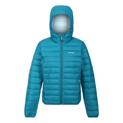 (16 UK, Gulfstream/Sea Haze) Regatta Womens/Ladies Marizion Hooded Padded Jacket