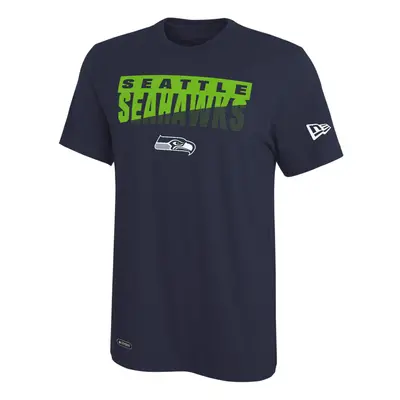 New Era NFL Men's Scoreboard Dri-Tek Short Sleeve Tee, Seattle Seahawks Large