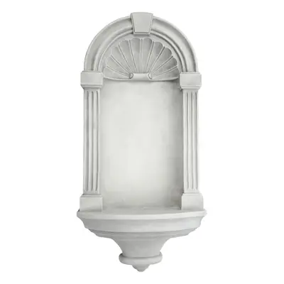 Classical European Style Wall Niche Display Shelf, Polyresin, Antique Stone, Medium, 54.5 cm