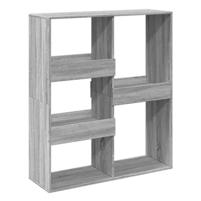 (grey sonoma, x x cm) vidaXL Room Divider Privacy Screen Room Partition Bookcase Engineered Wood