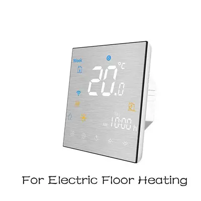 (BHT-3000-GBLW) Smart Thermostat Temperature Controller Water/Electric Floor Heating Water/Gas B