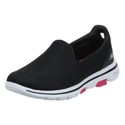 Skechers Women's Sneaker Black/Hot Pink 8.5