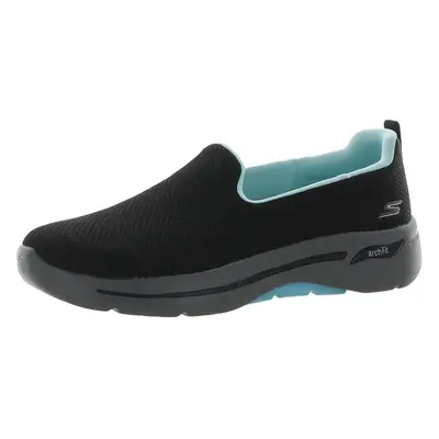 Skechers Women's Gowalk Arch Fit- Grateful Walking Shoes Black/Aqua 8.