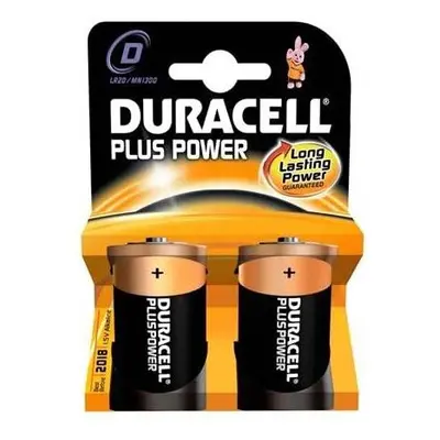 Duracell Plus B2 Battery (R20 - 1300) D 2's x10