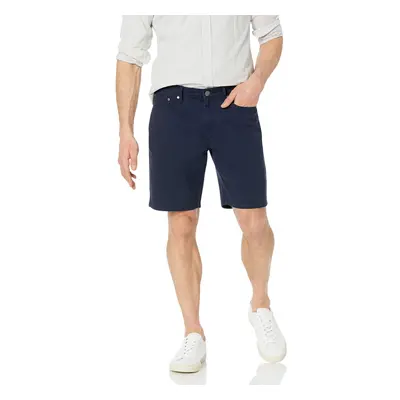 Mens Straight-Fit Inseam Stretch 5-Pocket Short, Midnight Blue