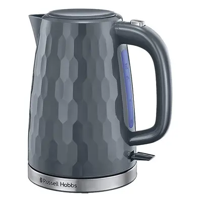 Russell Hobbs Cordless Electric Kettle - Contemporary Honeycomb Design with Fast Boil and Boil D